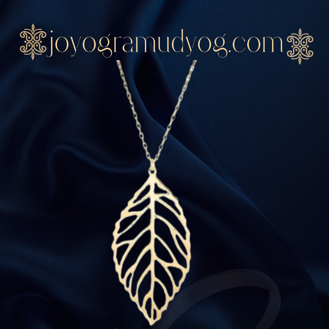 Women Leaf Pendant Necklace | Necklace Delicate Chain Bar Necklace Jewellery | Stylish Trendy Leaf Necklace -For Girls &